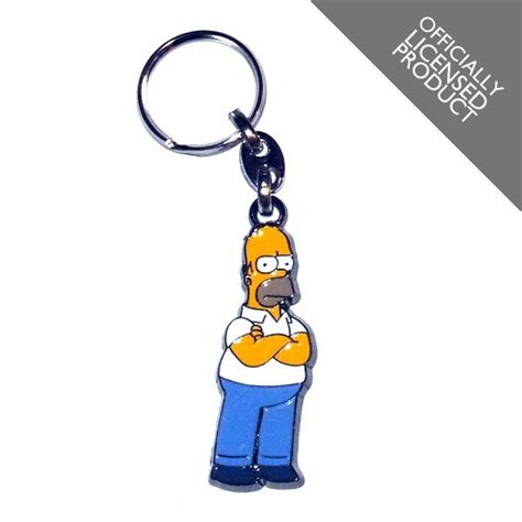 Simpsons Keyring - Homer - Officially Licensed Keyring Keychain - The Keyring Store