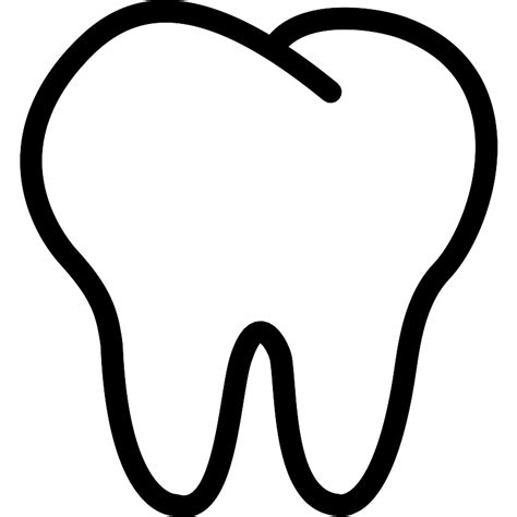 Tooth Outline Vector Svg Icon Svg Repo