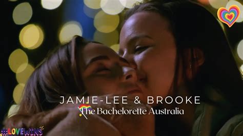 Jamie Lee And Brooke The Bachelorette Australia Their Story🌈💖 Youtube