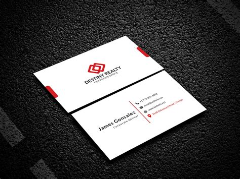 Minimal Corporate Business Card Design Techmix