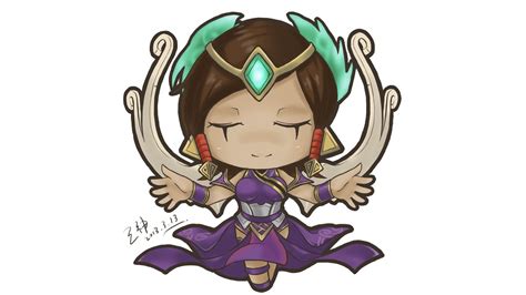 Chibi Karma Wallpapers And Fan Arts League Of Legends Lol Stats