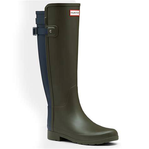 Ladies Hunter Original Refined Back Strap Wellies Rain Winter Boots All
