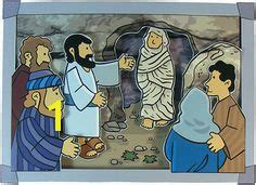 Select from 32380 printable crafts of cartoons, nature, animals, bible and many more. Jesus Raises Lazarus From the Dead Coloring Page