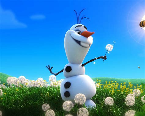 Free Download Funny Olaf Snowman In Summer Hd Wallpaper Download