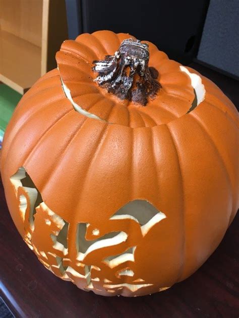 how to carve an everlasting jack o lantern from a foam pumpkin offbeat home and life foam