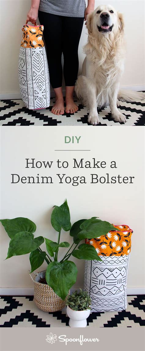 How To Create A Colorful Diy Yoga Bolster Diy Yoga Yoga Bolster