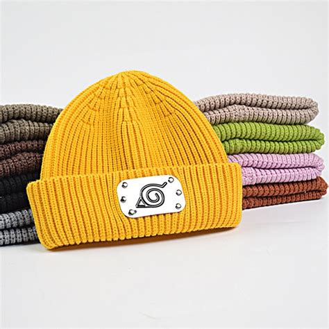 Naruto Hat Winter Warm Knitted Hats Windproof Konoha Uchiha Itachi