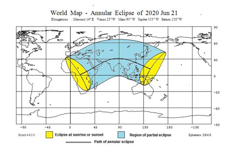 Notably, the path of this annular solar eclipse touches. Eclipses in 2020