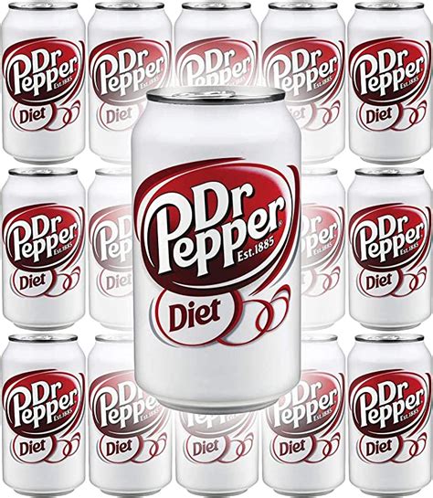 Diet Dr Pepper 12 Ounce Cans Pack Of 24 By Dr Pepper Uk