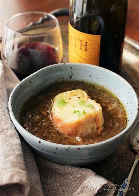 French Onion Soup Recipe Single Serving One Dish Kitchen