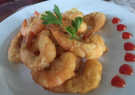 Yuk, coba resep tempura udang khas jepang rumahan di bawah ini. Resep Udang Goreng Tepung oleh Reni Novilia - Cookpad
