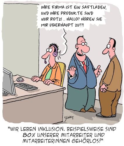 Inklusion Von Karsten Schley Wirtschaft Cartoon Toonpool