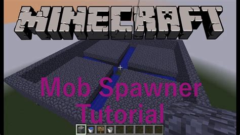 Minecraft Mob Spawner Tutorial How To Make A Mob Spawner Farm Youtube