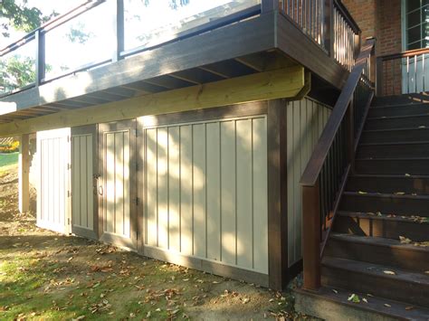 The Benefits Of Installing An Under Deck Storage Shed Home Storage