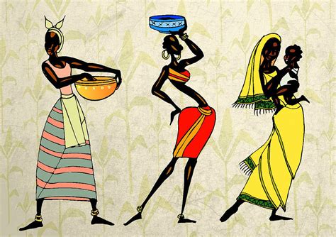 African Womentribal Art Digital Art By Gerald Mcnamee Fine Art America