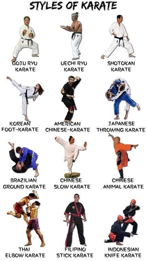 Different Styles Of Karate Rkarate
