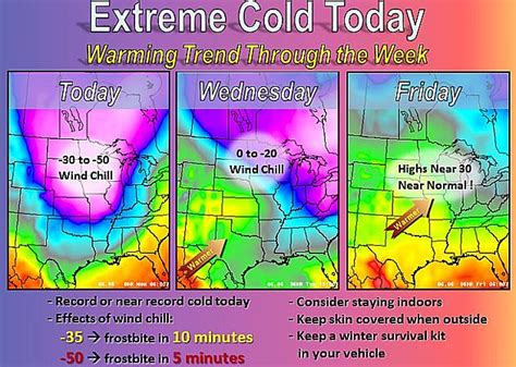 Bone Chilling Cold Temperatures In Minnesota