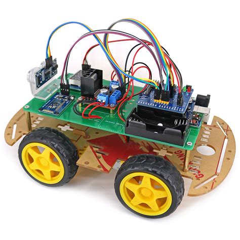 4wd Smart Robot Car Kit With Installation Tutorial And Demo Code For Ard