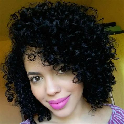 Packing gel hairstyle for medium length hair looks prettier if you make it into curls. 27+ Black Curly Hairstyle Ideas, Designs | Haircuts | Design Trends - Premium PSD, Vector Downloads