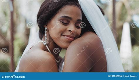 Lesbian Marriage And Couple Hug At Wedding For Commitment Love Celebration And Ceremony