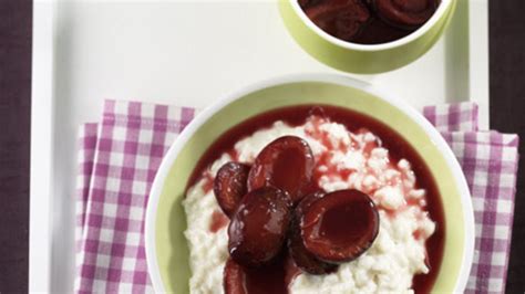 Milchreis Mit Zwetschgenkompott Rezept Essen Und Trinken