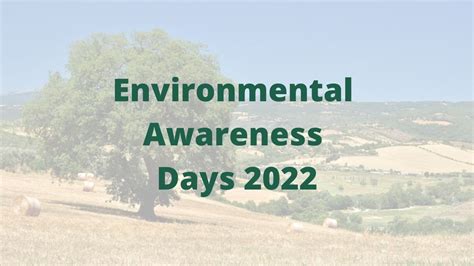 Environmental Awareness Days 2022 Easy Peasy Greeny