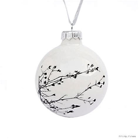 Modern Porcelain Christmas Ornaments For A Truly White Christmas