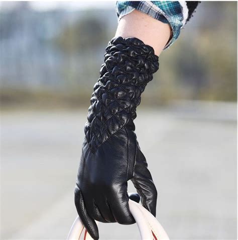 Yuhssss Lederhandschuhe Elegante Handschuhe Lederhandschuhe Damen