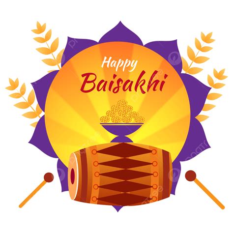 Baisakhi Festival Vector Hd Png Images Happy Baisakhi Festival With