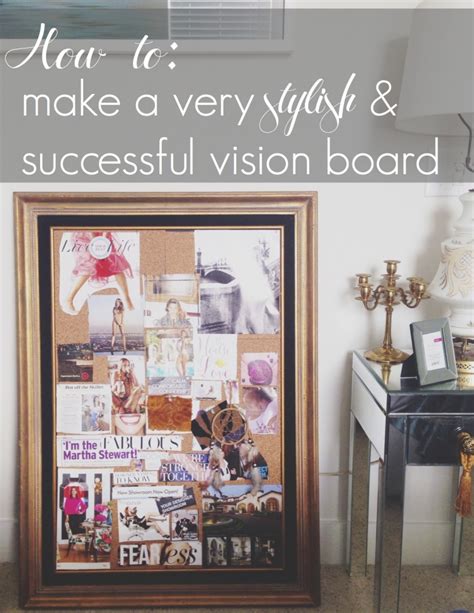 Entrepreneuress 101 How To Create A Stylish And Successful Vision Board
