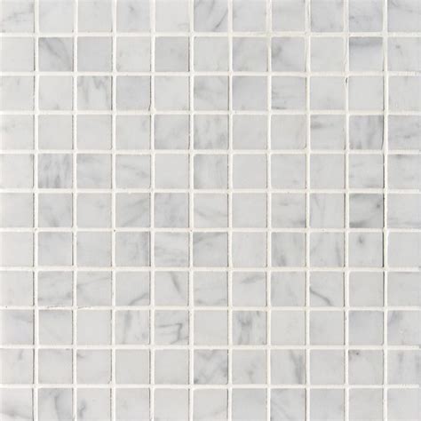 White Marble Effect Gloss Porcelain Mosaic Tile Ubicaciondepersonas