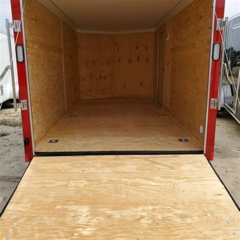 7x14 Red And White Cargo Trailer Ad 715 Usa Cargo Trailer