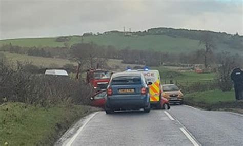 Two Drivers Taken To Hospital As Crash Closes A915 In Fife