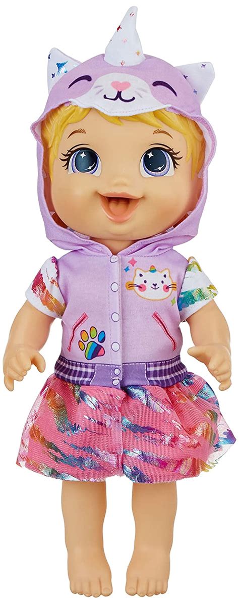 Baby Alive Tinycorns Doll Unicorn Accessories Drinks Wets Blonde