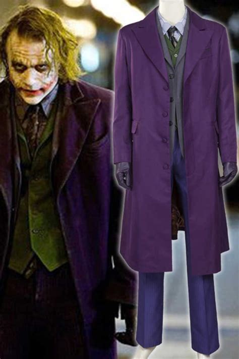 Batman Dark Knight Rise Joker Heath Ledger Purple Suit Takerlama Dark