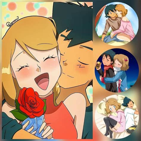 An Animated Image Of Two People Kissing And One Holding A Rose In Front