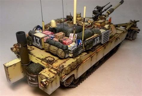 Plastic Tank Model Abrams M1 From Trumpeter Model Kits Cars Ships