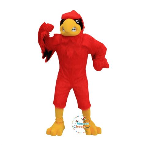 College Red Hawk Mascot Costume Cheap And Free Shipping