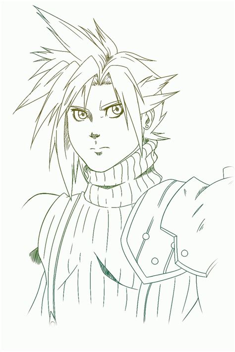 All information about final fantasy coloring pages. Final Fantasy 7 Coloring Pages - Coloring Home