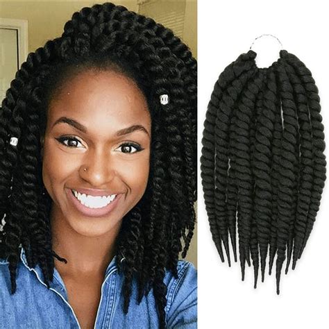 Buy 12 Inch 6 Pack Au Then Tic Jumbo Senegalese Twist Crochet Braid Hair Havana Twist Crochet