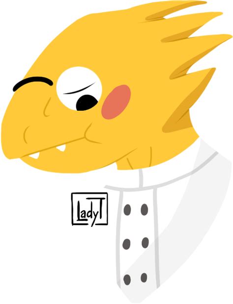 Alphys Sprite Cartoon Clipart Large Size Png Image Pi