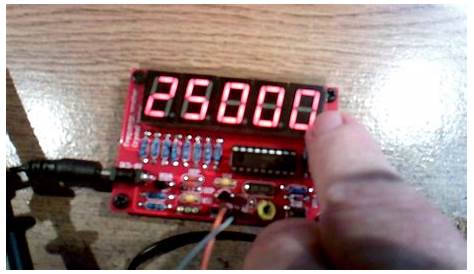 frequency counter crystal tester kit circuit schematic