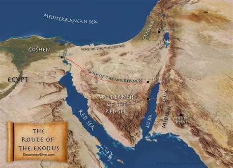 Ancient Egypt And The Route Of The Exodus Tour Discovered Sinai