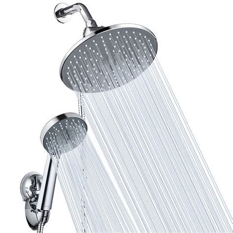 Shower Head Combo Adjustable Rainfall Shower Headhandheld Shower Combo