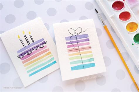 30 Easy Homemade Birthday Card Ideas Blog Simple Birthday