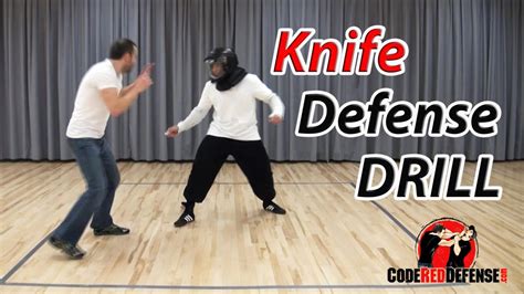 Knife Defense Parrying And Striking Drill Self Defense