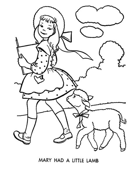 Great for increasing familiarity with key plot point and characters, you can use them to reinforce fine motor skills, or just for fun! Mary Had a Little Lamb Who Following Her Wherever She Goes ...