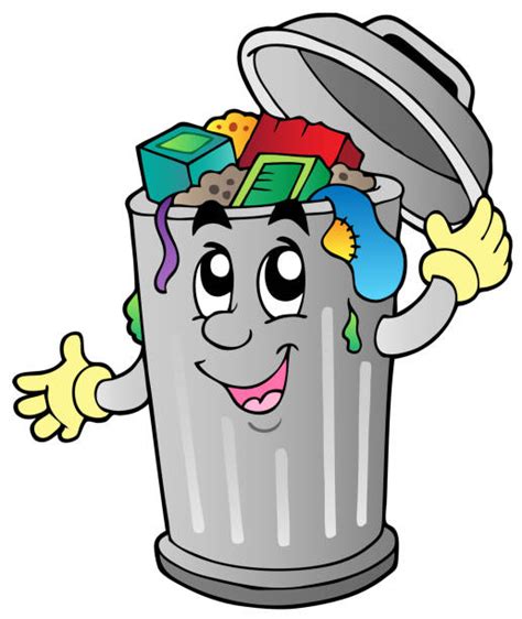 Best Clipart Trash Can Illustrations Royalty Free Vector Graphics