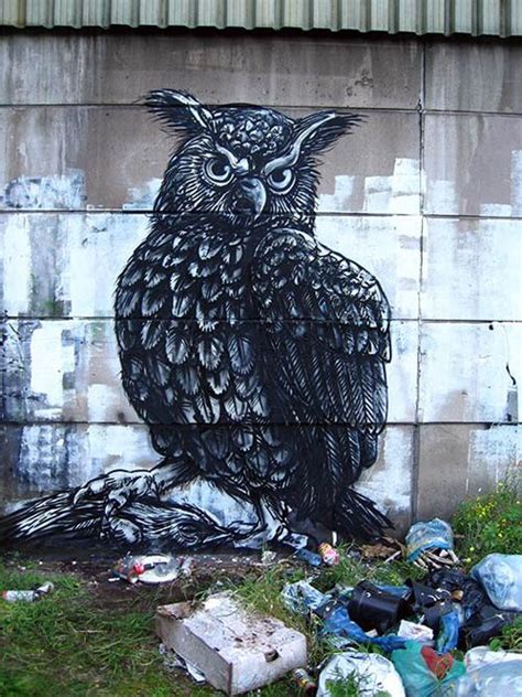 My Owl Barn: ROA Street Art | Street art, Street art graffiti, Street murals graffiti