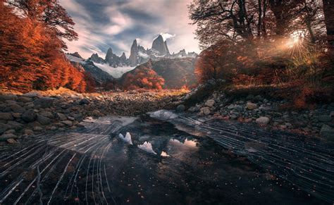 Free Download Hd Wallpaper Frozen Landscape Mountains Nature